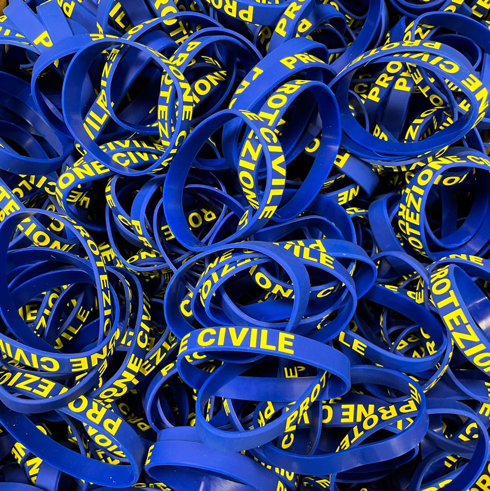 Braccialetti in silicone personalizzati