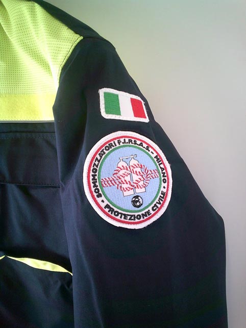 Fregio ricamato personalizzato da applicare sulla divisa