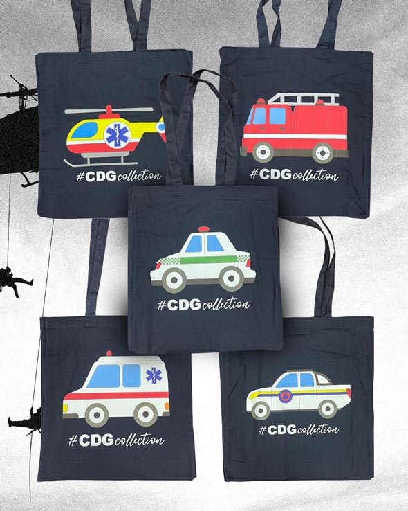 Shopper con stampe CDGCollection