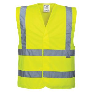 Gilet con velcro EN 20471 Classe 2