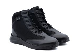 Scarponcino unisex 4 stag. pelle tessuto con cerniera 46875