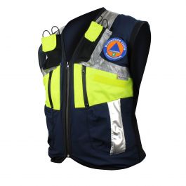 Gilet operativo in cordura elasticizzata Protezione Civile Casa