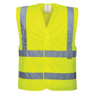 Gilet con velcro EN 20471 Classe 2