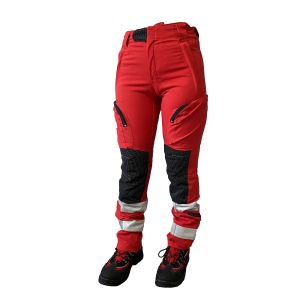 Pantalone elasticizzato con toppe nere CRI*