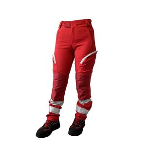 Pantalone operativo elastizzato con toppe rosse CRI*