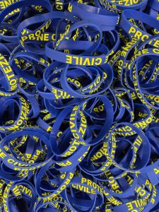 Braccialetto silicone Protezione Civile