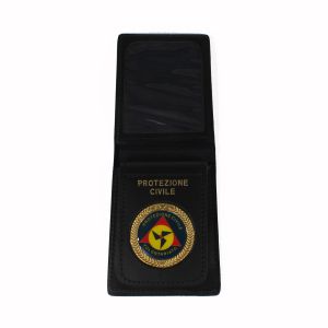 Portadocumenti in pelle Protezione Civile