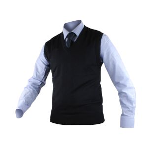 Gilet blu in cotone