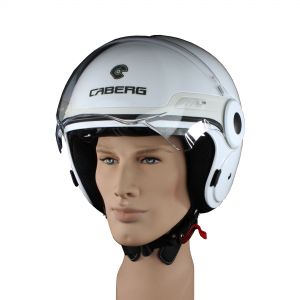 Casco modello jet per completo per motociclisti