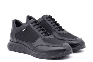 Sneaker unisex pelle tessuto