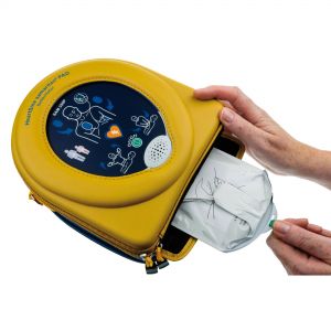 Teca da interno per defibrillatore