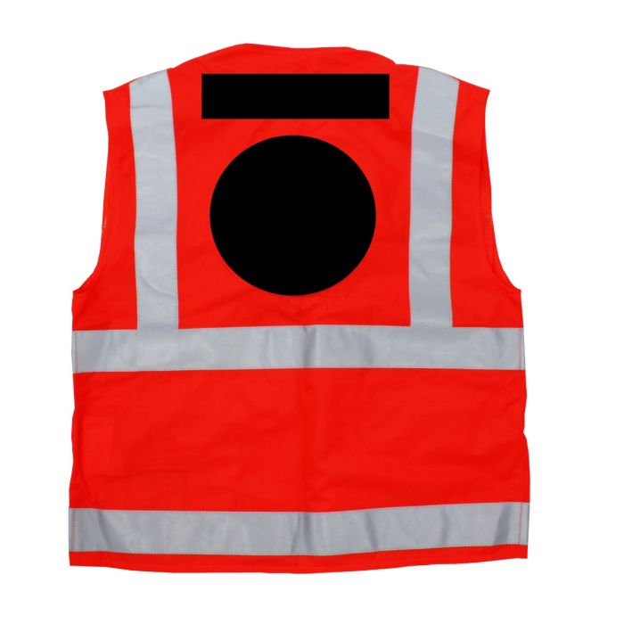 Gilet Macchina Alta Visibilità Rosso - Foto 4