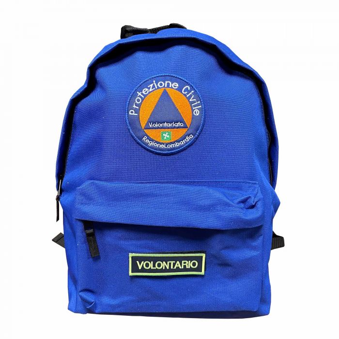 Zaino con velcro per applicazione etichetta personalizzata | Casa della  Gomma