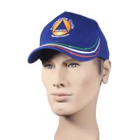 Berretto con "graffio" tricolore e ricamo Protezione Civile